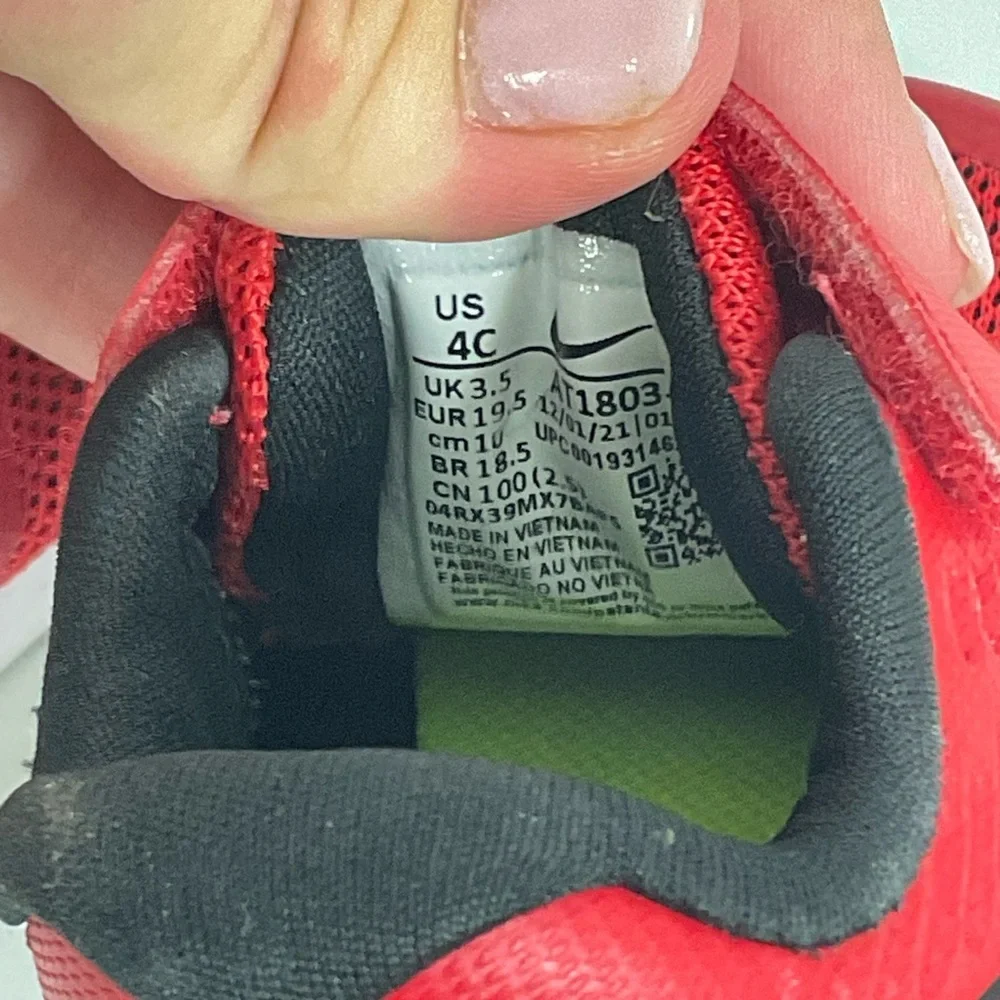 Nike Red‎ Baby Sneakers Size 4C